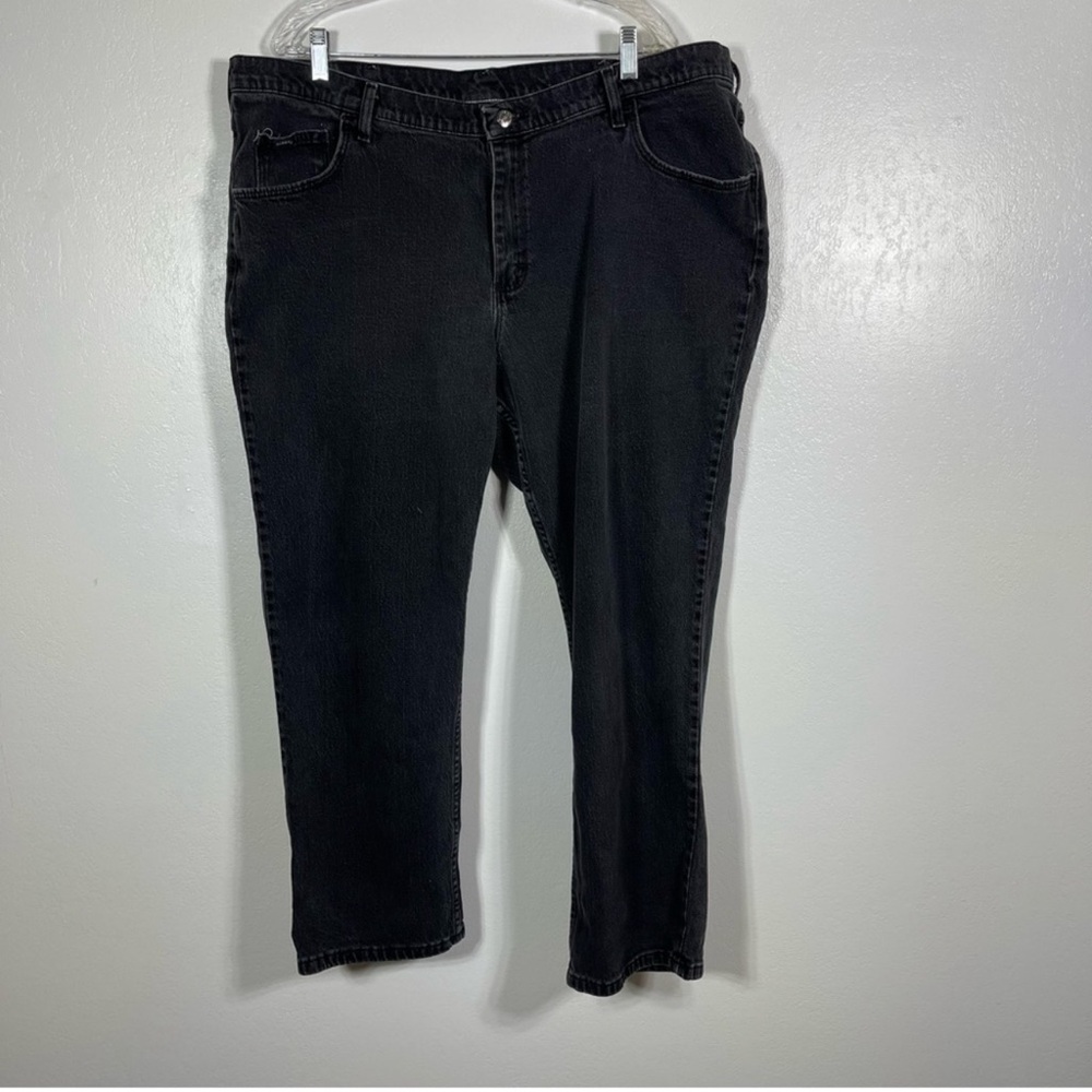 Riders by Lee. Black Tapered Jeans. Size 24WP.